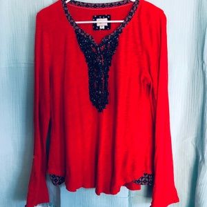 Anthro Postmark long sleeve Henley shirt